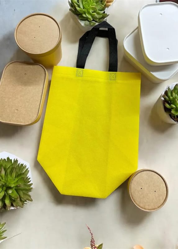 Cotton bags yellow