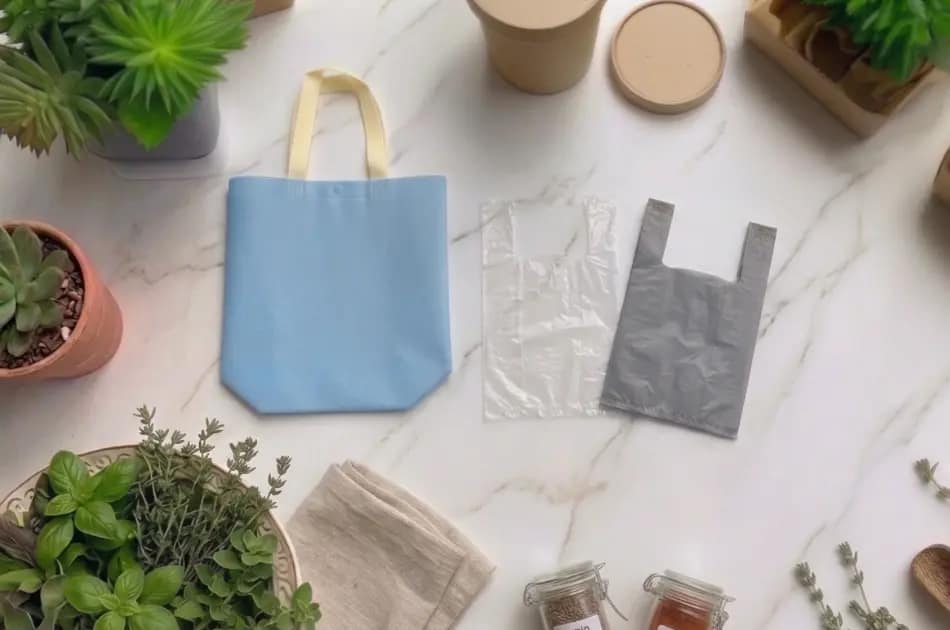 Plastic Carrier Bags vs Reusable Bags